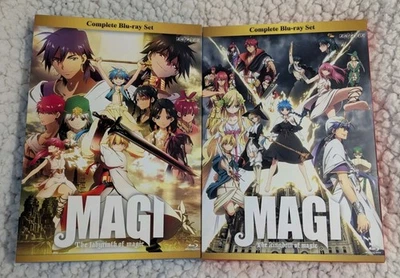 Magi The Labyrinth of Magic and The Kingdom of Magic Blu-Ray Box Set CIB Lot - Image 1 of 4