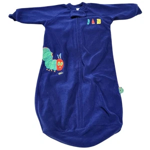 Carters The Very Hungry Caterpillar Wearable Blanket Sleep Sack Zip Pajamas 0-9M - Picture 1 of 5