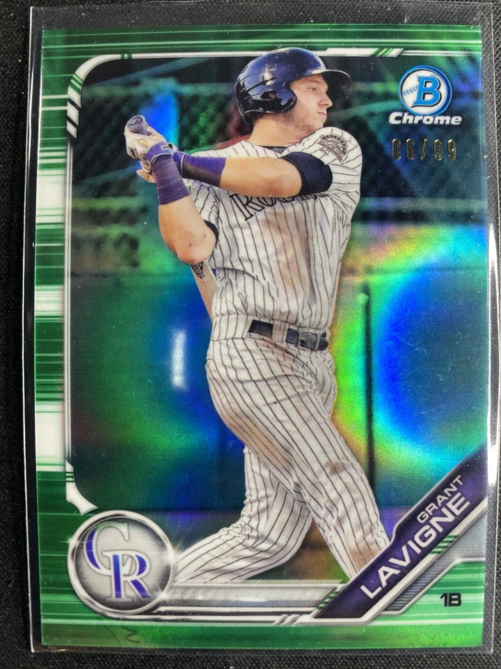 Lavigne, Grant - 2019 Bowman Draft Chrome - Green - 6/99 - Image 1 of 1