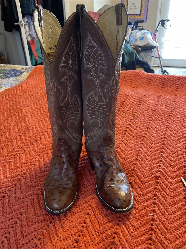 Hondo 靴子尺寸 6C 女式棕色鳄鱼及膝高 — 第 1/4 张图片