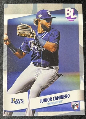 2024 Topps Big League #126 Junior Caminero Tampa Bay Rays Rookie Card - Image 1 of 2