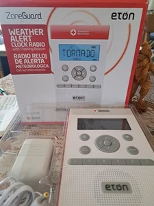 Eton American Red Cross ZoneGuard AM/FM/NOAA Radio, Alarm Clock, Weather - Picture 1 of 5