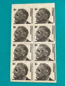 US Briefmarken SC# 804b George Washington 1c bklt 6er Scheibe postfrisch 1923 - Bild 1 von 2