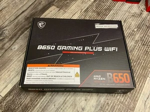 MSI B650 GAMING PLUS WIFI AM5 AMD B650 Motherboard - Picture 1 of 3