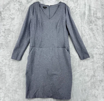 Talbots Dress Womens 10 Pointe Knit Sheath Career Classic Minimalist Pockets Zip - Image 1 of 4
