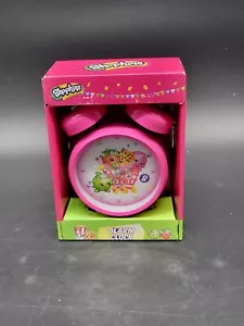 New In Original Packaging Shopkins Girls Pink Alarm Clock With Ringer. Ages 6+ - Picture 1 of 24