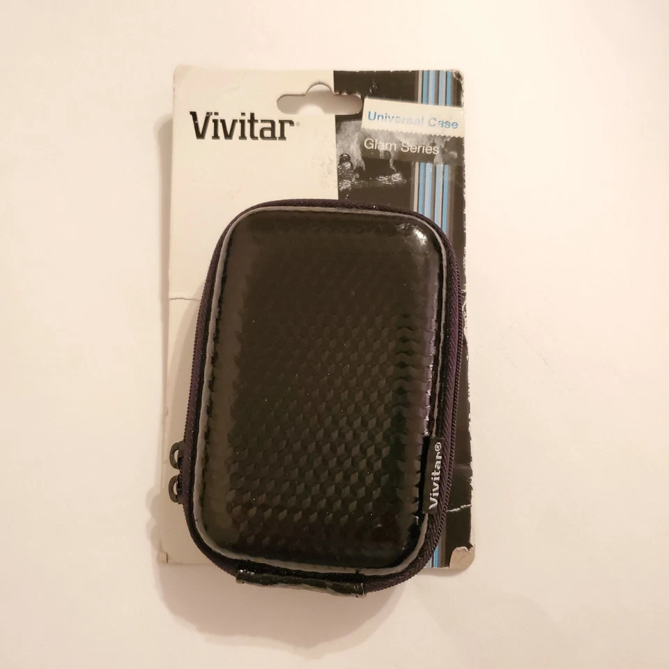 VIVITAR Universal Camera Case Dudable Hardshell GLAM Series Fashion Design Black - Image 1 of 2