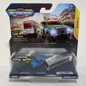 2020 Micro Machines Series 2 Micro City #6 Rare Chase Silver Bus  - Bild 1 von 13