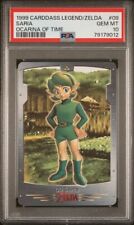 PSA 10 GEM MINT 1991 Carddass Zelda Ocarina of Time Saria #09