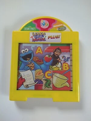 2004 Mattel Sesame Street Workshop Learn Thru Music Plus Cartridge H7732 vtg - Image 1 of 4