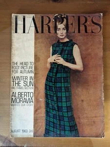 Harpers Bazaar Fashion magazine 1963 August (Vol LXVIII No 5) - Picture 1 of 7