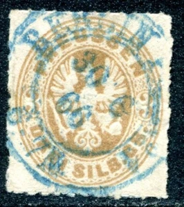 Preußen 1861 gebraucht #20 - Bild 1 von 2