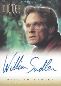 OUTER LIMITS SEX CYBORGS & SCIENCE FICTION - AUTOGRAPH A14 WILLIAM SADLER - Picture 1 of 1