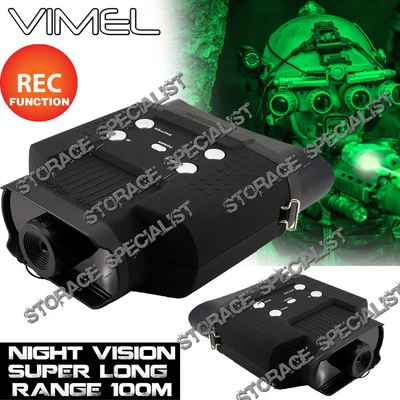 Night Vision Binoculars Monocular Hunting Goggles Digital NV Camera Security DVR - Image 1 of 4