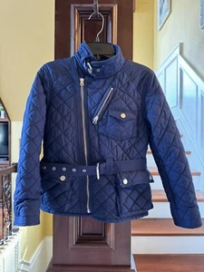 polo ralph lauren Quilted jacket girls Size 8-10 Medium - Picture 1 of 4