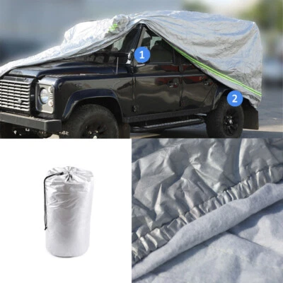 Auto Car Cover Sun Heat UV Protection Fit For Land Rover Defender 110 2004-2018 — 第 1/4 张图片