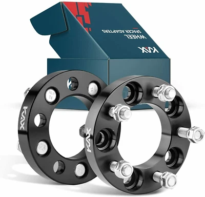 2pcs 1"Inch 5x4.5 Wheel Spacers 1/2" Studs For Ford Mustang Lincoln Mercury Jeep - Image 1 of 4