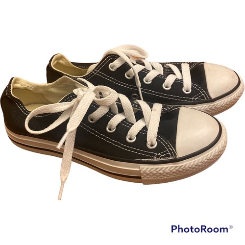 Scarpe da tennis sneakers basse Converse taglia 1 M nere ottime