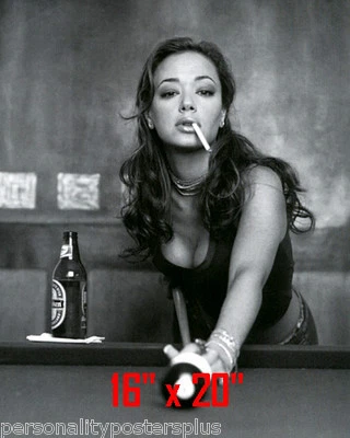DECOR Leah Remini ~Shooting Pool~Playing Pool~ Billiards~8" x 10"~Poster~ Photo