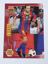 2011-12 Andres Iniesta FC Barcelona #48 Panini Megacracks La Liga MGK Legend