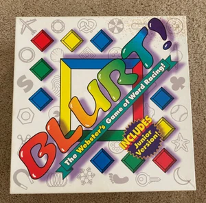 Vintage BLURT! The Webster's Board Game of Word Racing +Junior Version Complete! - Picture 1 of 3