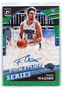 2021-22 Donruss Optic Franz Wagner #SS-FWG Signature Series Green Wave RC Auto - Bild 1 von 2