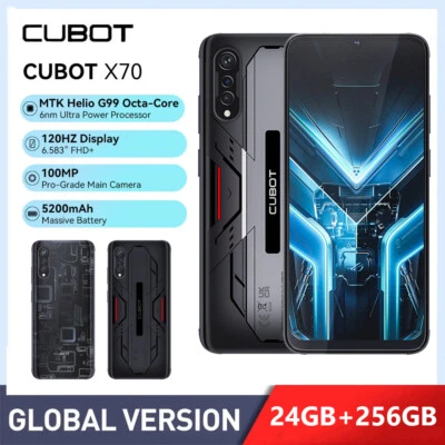 Cubot X70 Global Phone Android 13 24GB+256GB 100MP 5200mAh Helio G99 Octa Core - Image 1 of 4