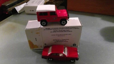 MATCHBOX MB 16 LAND ROVER NINETY + ROLLS ROYCE SILVER SPIRIT - Immagine 1 di 4