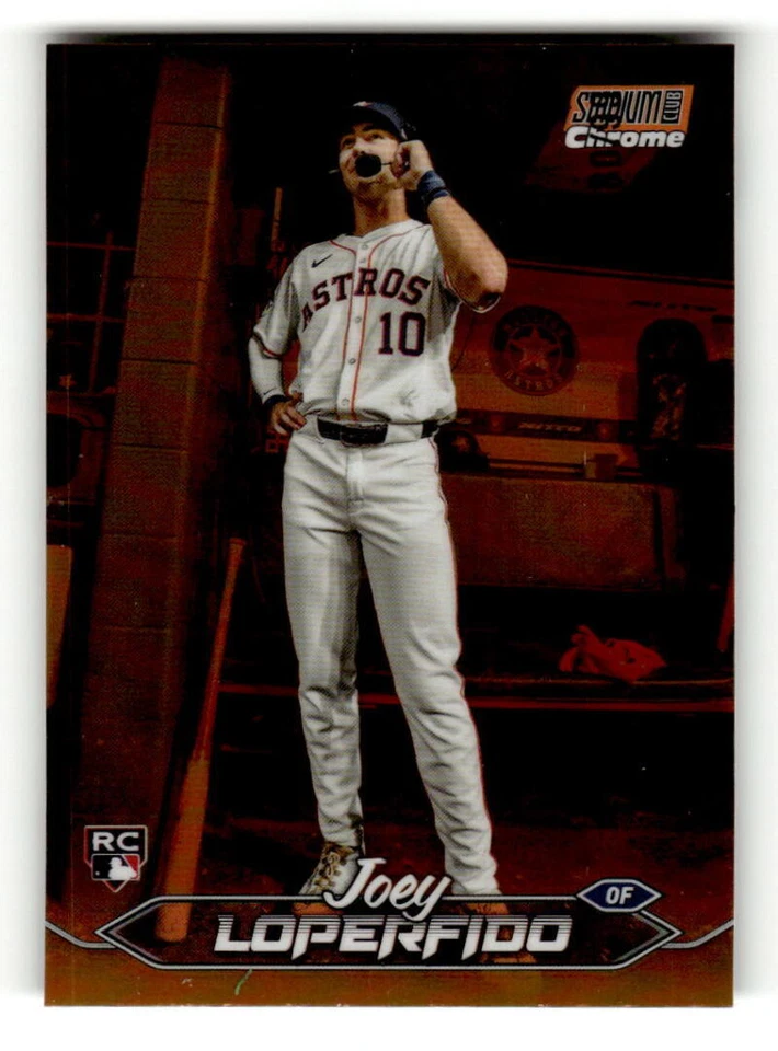 2024 Stadium Club Chrome Orange Refractor #259 Joey Loperfido RC 80/99 Astros - Image 1 of 2