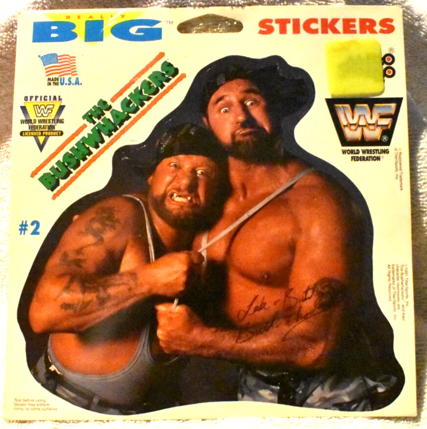 WWF 1991 Legion of Doom Really Big Stickers #5 RARE See Scans