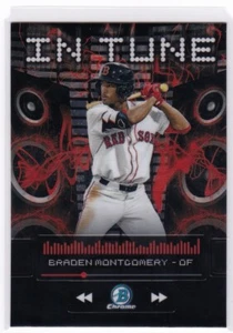 Braden Montgomery IN TUNE 2024 Bowman Draft #IT-8 Boston - Picture 1 of 3