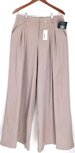 New Nelly womens Wide Leg Pants sz 40 Lagom Minimalist Quiet Luxury capsule - Picture 1 of 10
