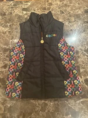 VTG Y2K Coogi Australia vest zip-up puffer jacket L Multicolor HTF PRISTINE RARE - Image 1 of 4