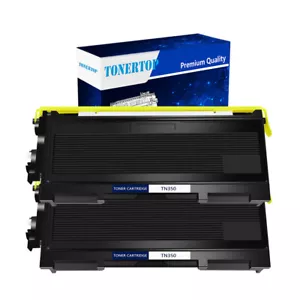 Cartucho de tóner 2PK BK compatible con Brother TN350 TN-350 MFC-7820n MFC-7420 DCP-7025 - Imagen 1 de 18