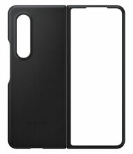 Samsung Leather Cover for Galaxy Z Fold3 5G - Black