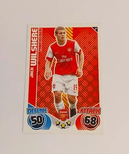 Match Attax Premier League 2010/11 Jack Wilshere Arsenal No 10 Base Card - Picture 1 of 2