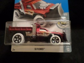 HW HOT WHEELS 2017 HW SNOW STORMERS #4/5 SO PLOWED  RED  HOTWHEELS VHTF