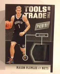 2013/14 2014 National Panini Tools of the trade TOTT MASON PLUMLEE #2 Nets Shoe - Picture 1 of 1