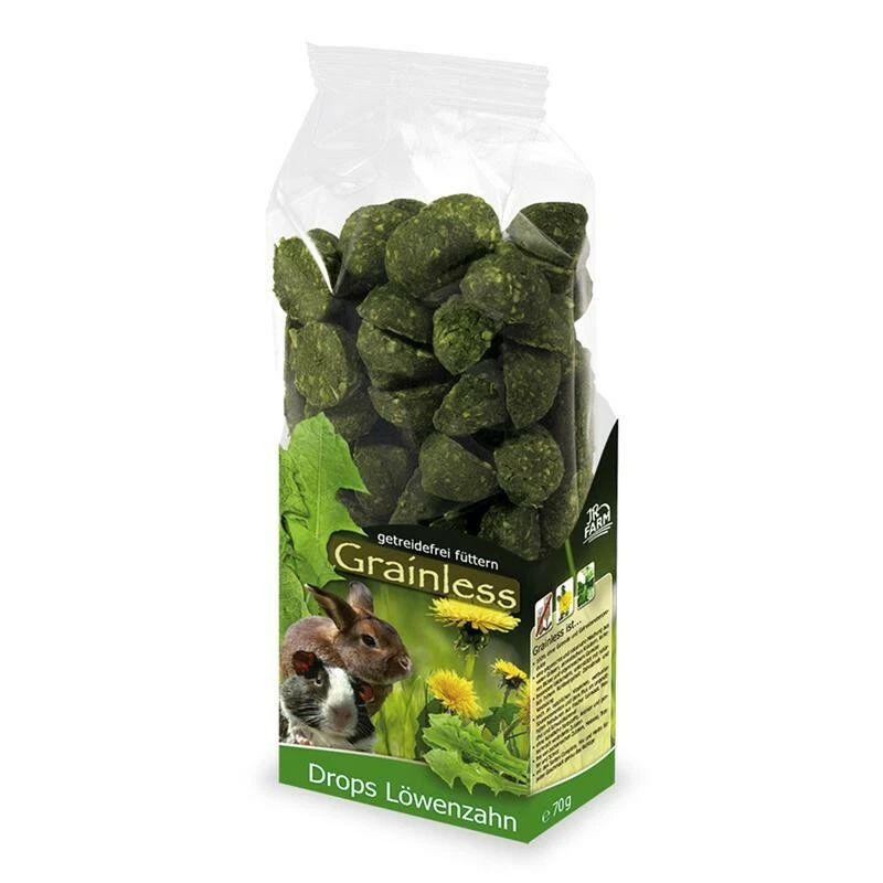 JR Farm Grainless Drops Löwenzahn | 8x140g für Nager - Bild 1 von 1