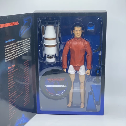 12” 1/6 Sideshow Toys 2004 JAMES BOND THUNDERBALL SEAN CONNERY ACTION FIGURE 007 Cover