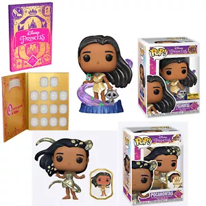 DISNEY PRINCESS EXCLUSIVE POCAHONTAS GIFT SET 2 Funko Pops & Pin & Pin Storybook - Picture 1 of 11