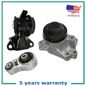 Front Engine Motor & Rear Torque Strut Mount 3PCS. 2010-2012 For Mazda CX-9 3.7L - Picture 1 of 12