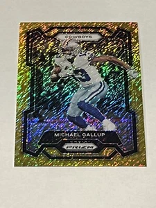 2023 Panini Prizm Gold 05/10 Michael Gallup FOTL Mint - Picture 1 of 5