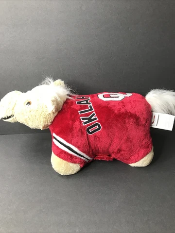 Oklahoma Sooners OU Large 18" Mascot Pillow Pet - NCAA Cover