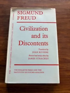 CIVILIZATION AND IT'S DISCONTENTS BY SIGMUND FREUD 1975 HC/DJ HOGARTH PRESS - Picture 1 of 7