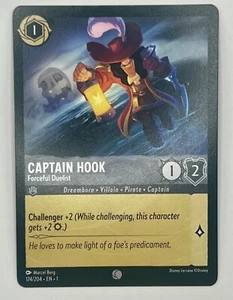 Captain Hook Forceful Duellant Disney Lorcana erstes Kapitel AGB KEINE FOLIE 174/204 - Bild 1 von 2