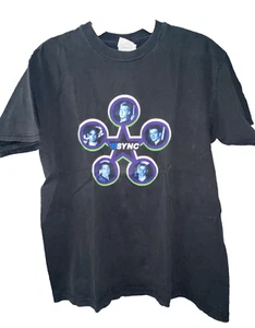 Vintage Rare NSYNC 1999 Black Graphic T-Shirt Men's Hanes Size EXTRA LARGE XL - Picture 1 of 8