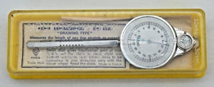 Vintage Curvimetre Map Measurer #54 MA Orig Box + Receipt + Inst - HB France - Picture 1 of 7
