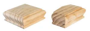 Staircase Newel Post Cap Pyramid Clear Pine for 90mm Newels Full or Half Options - Picture 1 of 17