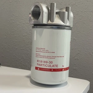 30Micron 1"NPT Fuel Filter High Flow Spin-on Cartridge Style For Gasoline Diesel - Bild 1 von 6